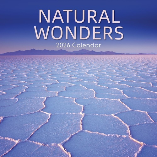 Natural Wonders - 2026 Gifted Stationery Wall Calendar Scenic Earth