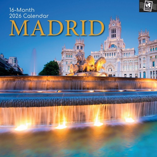 Madrid - 2026 Gifted Stationery Wall Calendar City Photography