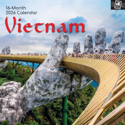 Vietnam - 2026 Gifted Stationery Wall Calendar Asia Travel