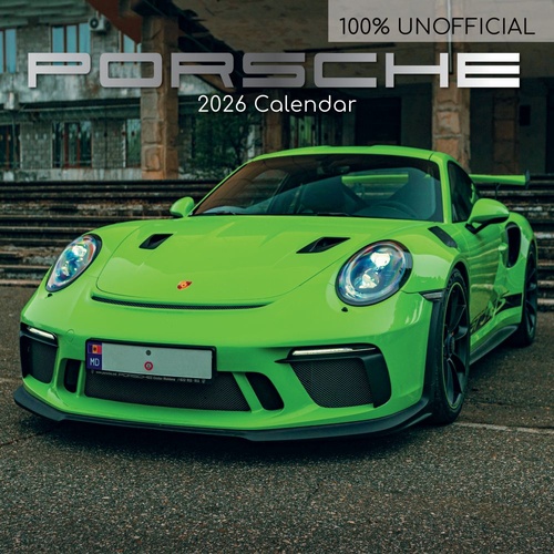 Porsche - 2026 Gifted Stationery Wall Calendar German Engineering