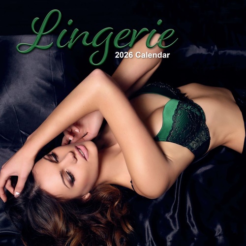 Lingerie - 2026 Gifted Stationery Wall Calendar Erotic Pin-Up Models