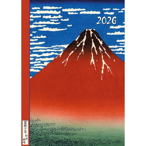 Hokusai - 2026 Gifted Stationery A5 Padded Diary Planner Japanese Artwork