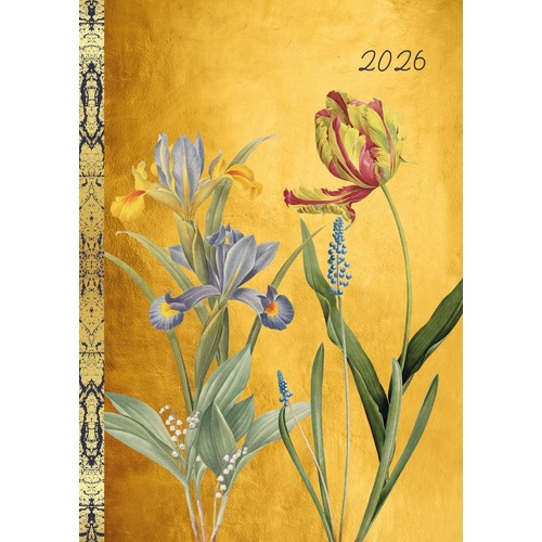 Redoute - 2026 Gifted Stationery A5 Padded Diary Planner Botanical Flowers