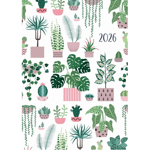 Urban Garden - 2026 Gifted Stationery A5 Padded Diary Planner City Florals
