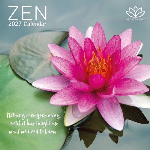 Zen - 2027 Gifted Stationery Wall Calendar Monthly Planner