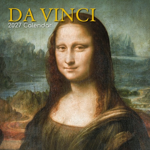 Da Vinci - 2027 Gifted Stationery Wall Calendar Monthly Planner