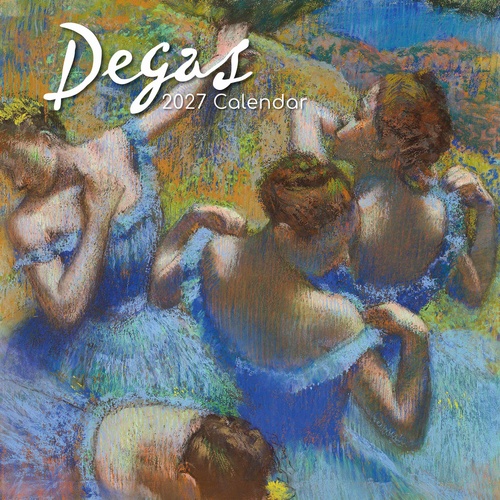 Degas - 2027 Gifted Stationery Wall Calendar Monthly Planner