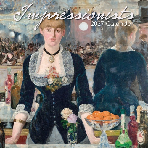 Impressionists - 2027 Gifted Stationery Wall Calendar Monthly Planner