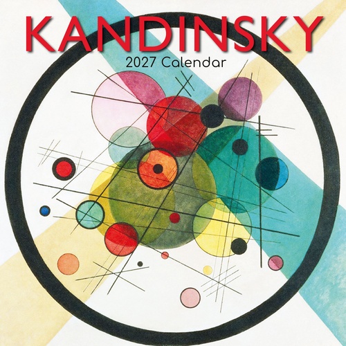 Kandinsky - 2027 Gifted Stationery Wall Calendar Monthly Planner