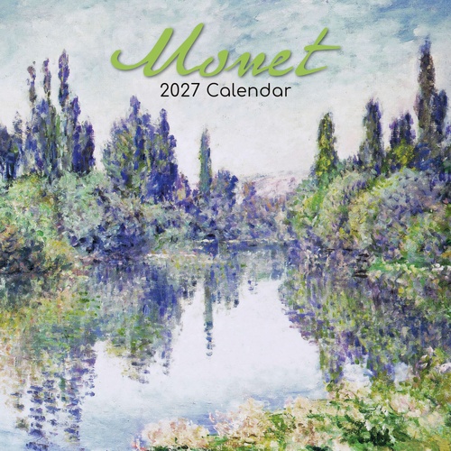 Monet - 2027 Gifted Stationery Wall Calendar Monthly Planner