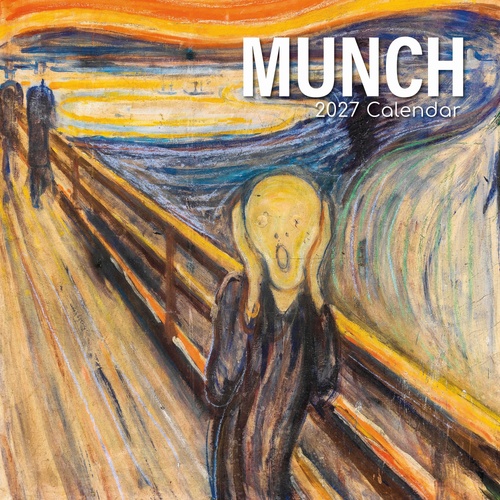 Munch - 2027 Gifted Stationery Wall Calendar Monthly Planner