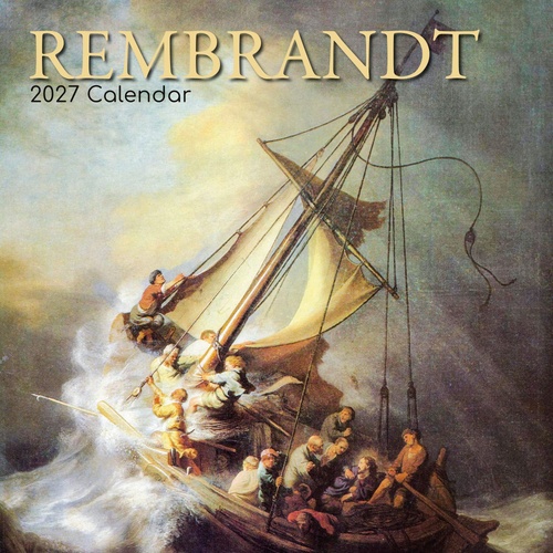 Rembrandt - 2027 Gifted Stationery Wall Calendar Monthly Planner