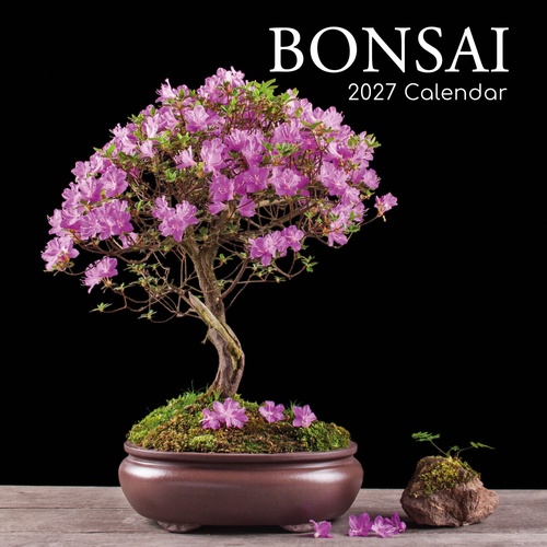 Bonsai - 2027 Gifted Stationery Wall Calendar Monthly Planner