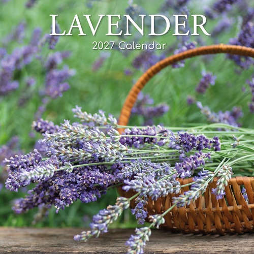 Lavender - 2027 Gifted Stationery Wall Calendar Monthly Planner