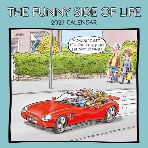 The Funny Side of Life - 2027 Gifted Stationery Wall Calendar Planner