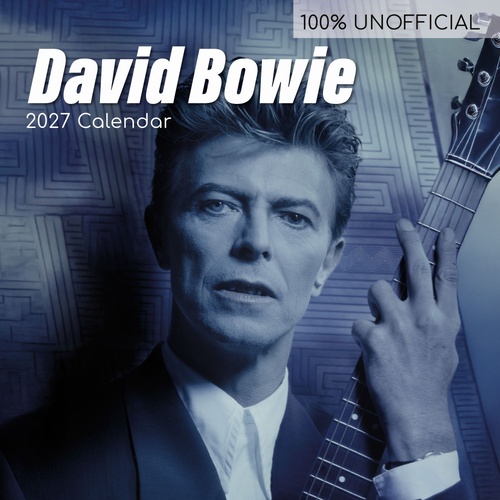 David Bowie - 2027 Gifted Stationery Wall Calendar Monthly Planner