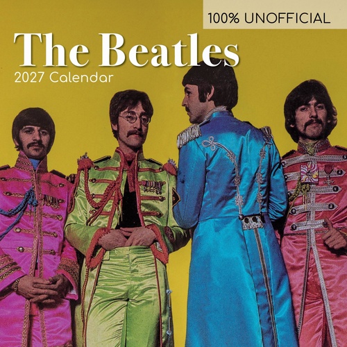 The Beatles - 2027 Gifted Stationery Wall Calendar Monthly Planner