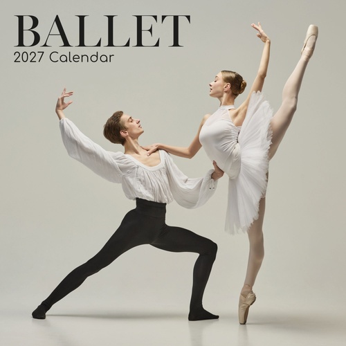 Ballet - 2027 Gifted Stationery Wall Calendar Monthly Planner