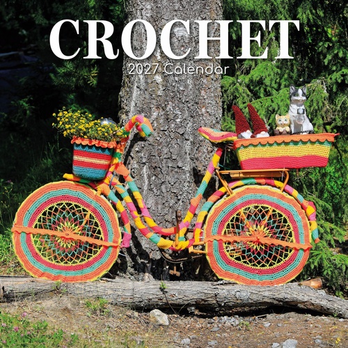 Crochet - 2027 Gifted Stationery Wall Calendar Monthly Planner