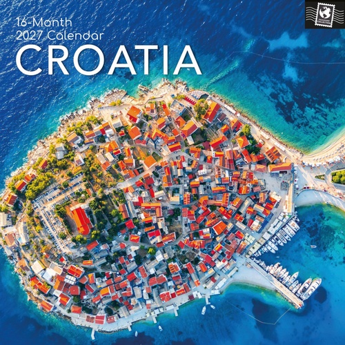 Croatia - 2027 Gifted Stationery Wall Calendar Monthly Planner