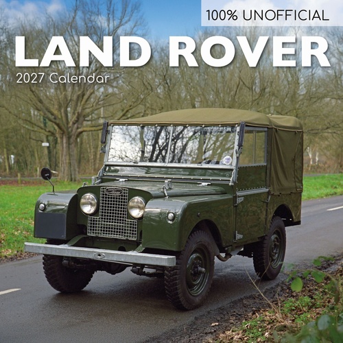 Land Rover - 2027 Gifted Stationery Wall Calendar Monthly Planner