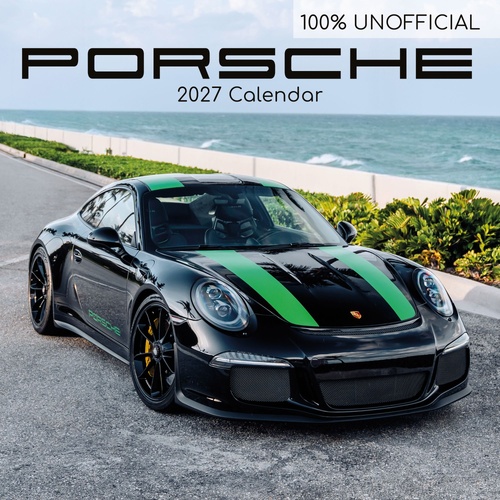 Porsche - 2027 Gifted Stationery Wall Calendar Monthly Planner
