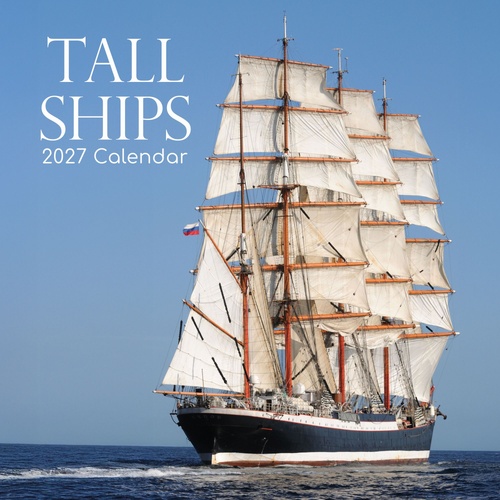Tall Ships - 2027 Gifted Stationery Wall Calendar Monthly Planner