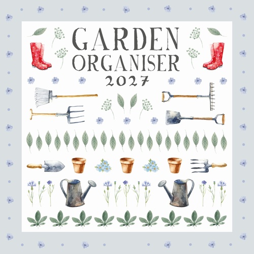 Garden Organiser - 2027 Gifted Stationery Wall Calendar Monthly Planner