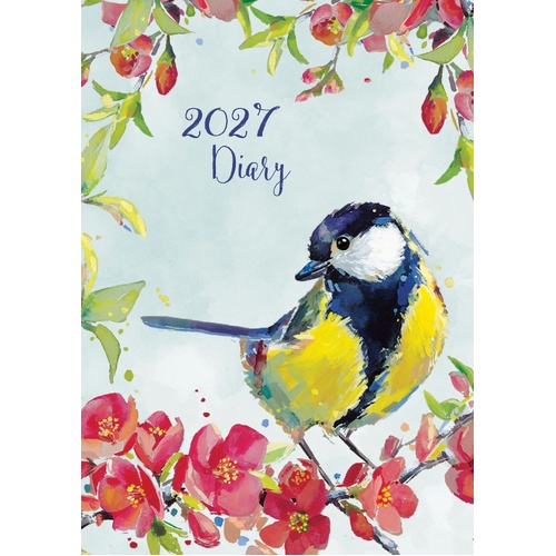 Birdsong - 2027 Gifted Stationery A5 Hardcover Week-to-View Diary Planner