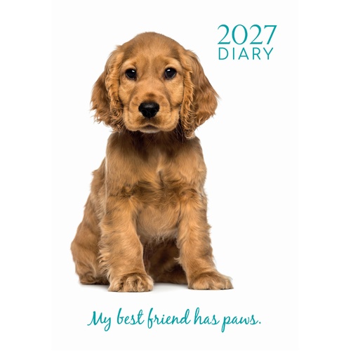 Adorable Dogs - 2027 Gifted Stationery A5 Hardcover Week-to-View Diary