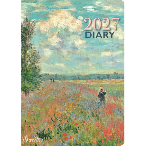 Monet - 2027 Gifted Stationery A5 Hardcover Week-to-View Diary Planner