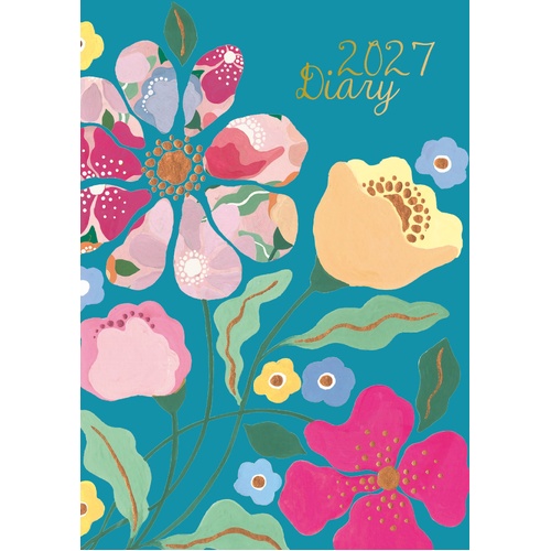 Gardenia - 2027 Gifted Stationery A5 Hardcover Week-to-View Diary Planner