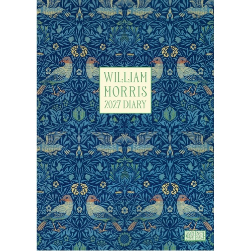 William Morris Bird 2027 Gifted Stationery A5 Hardcover Week-to-View Diary