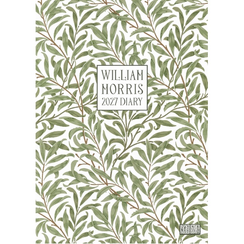 William Morris Willow Bough 2027 Gifted Stationery A5 Week-to-View Diary