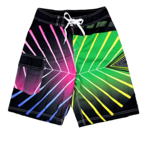 Mens Surf Board Shorts Boardshorts Swim Beach Quick Dry Size S to 4XL AU Seller [Size: S] [Design: HB3506_Multi] 