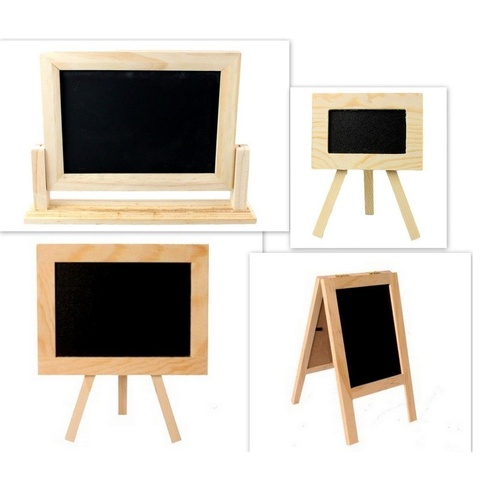 Home Wedding Party Cafe Blackboard Chalkboard Easle Stand Lolly Buffer Display [Design: Double Sided A Frame 21x12cm] 