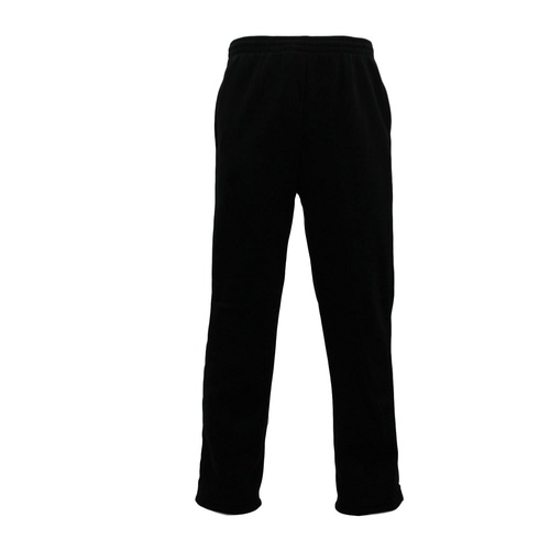 NEW Men's Fleece Lined Track Pants Track Suit Pants Casual Winter Elastic Waist [Size: L] [Colour: Black]