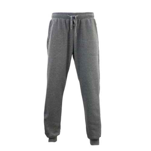 NEW Men's Skinny Track Pants Fleece Lined Slim Cuff Trackies Slacks Tracksuit [Size: S] [Colour: Dark Grey]