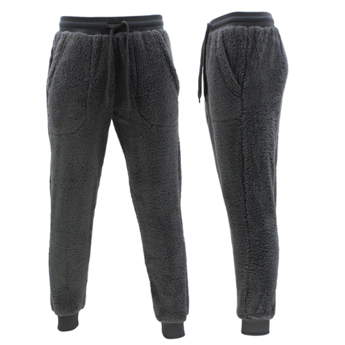 Men's Women's Sherpa Fur Pants Lounge 