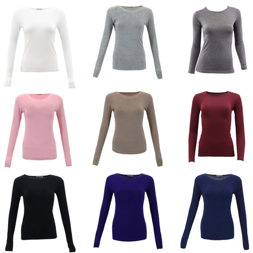 crew neck tee long sleeve