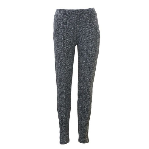 Women's Stretch Winter Slim Thermal Thick Fleece Lined Leggings Pants w Pockets [Size: 16] [Colour: Pattern I]