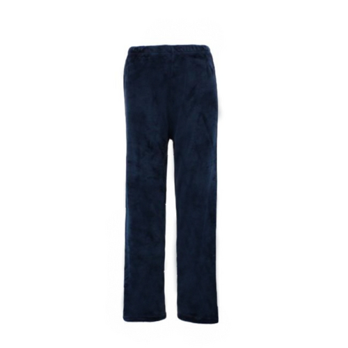 Women's Soft Plush Lounge Sleep Pyjama Pajama Pants Fleece Winter Sleepwear [Size: 8] [Colour: Navy]