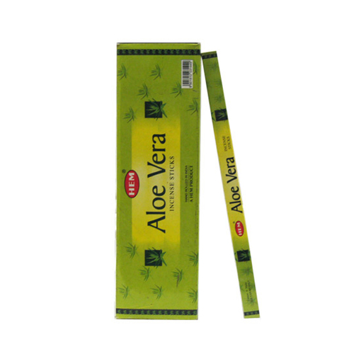 20-240 Incense Sticks HEM Nag Champa 110 Scents Hex Meditation Aroma Fragrance [Scent: Aloe Vera-20 Sticks-HEM]