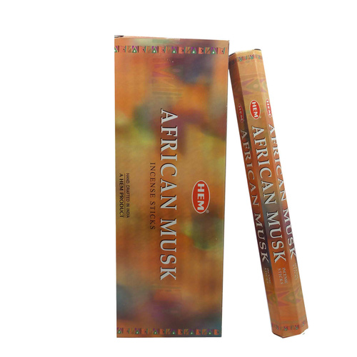 [HEM African Musk] 2x 20 Incense Sticks HEM Hex Meditation Aroma Fragrance
