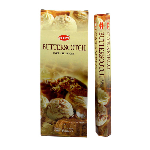 [HEM Butterscotch] 2x 20 Incense Sticks HEM Hex Meditation Aroma Fragrance