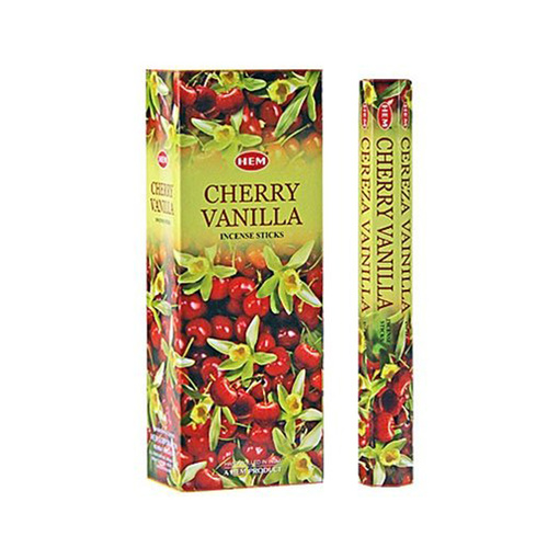 [HEM Cherry Vanilla] 2x 20 Incense Sticks HEM Hex Meditation Aroma Fragrance
