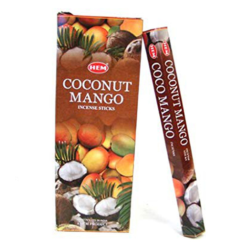 [HEM Coconut Mango] 2x 20 Incense Sticks HEM Hex Meditation Aroma Fragrance