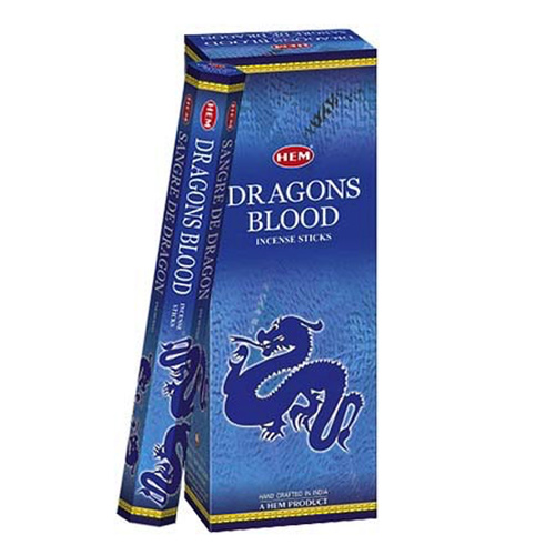 [HEM Dragons Blood Blue-20 Stix-HEM] 2x 20 Incense Sticks HEM Hex Meditation Aroma Fragrance