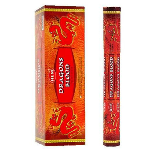[HEM Dragons Blood Red-20 Stix-HEM] 2x 20 Incense Sticks HEM Hex Meditation Aroma Fragrance