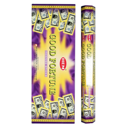[HEM Good Fortune] 2x 20 Incense Sticks HEM Hex Meditation Aroma Fragrance